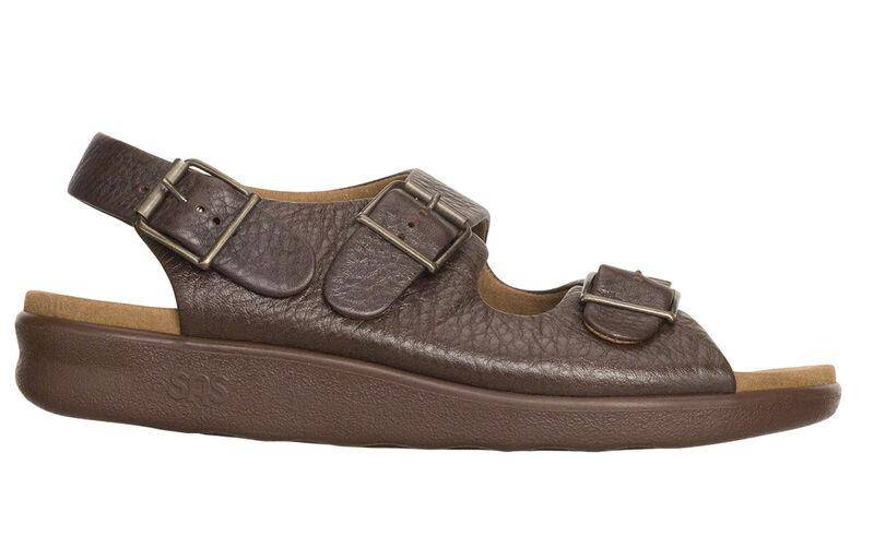 SAS Men's Bravo Heel Strap Sandal Brown - Image 2