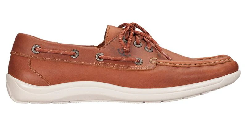 SAS Men's Decksider Lace Up Boat Shoe Old Sand - Image 2