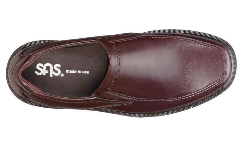 SAS Men's Diplomat Brown Slip-On - Image 2