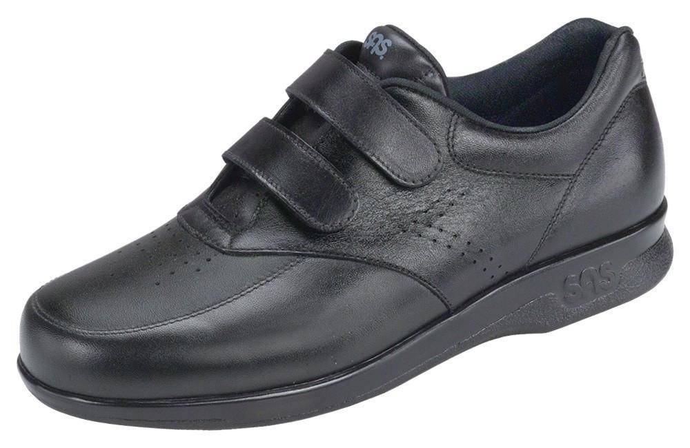 SAS Men's VTO Black Double-Strap Hook Loop Shoe - Image 4
