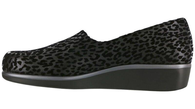 SAS Women's Bliss Black Leopard Slip-On - Image 2