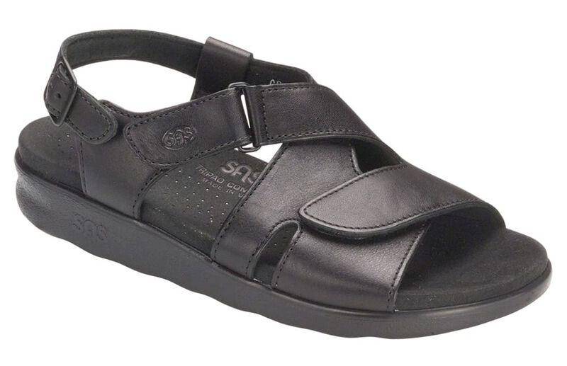 SAS Women's Huggy Black Sandal