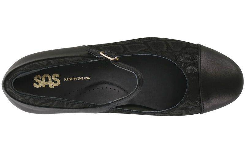 SAS Women's Isabel Black Snake Pump - Image 4