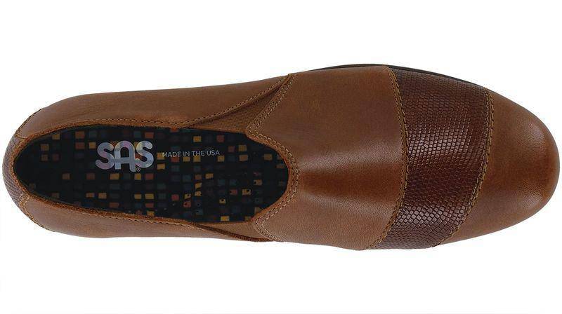 SAS Women's Nora Auburn Lizard Slip-On - Image 3