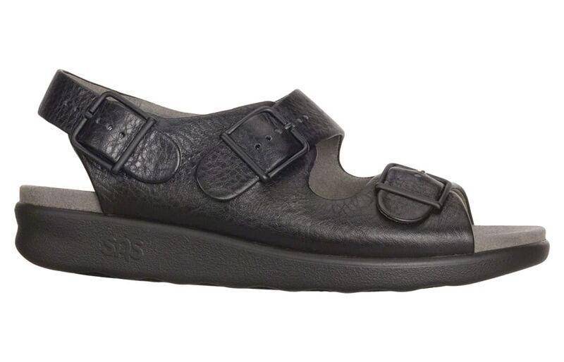 SAS Women's Relaxed Black Sandal - Image 2