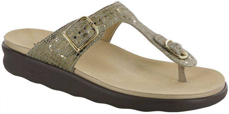 SAS Women's Sanibel Olive Gold  Sandal