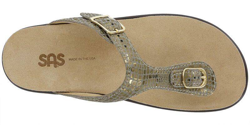 SAS Women's Sanibel Olive Gold  Sandal - Image 4