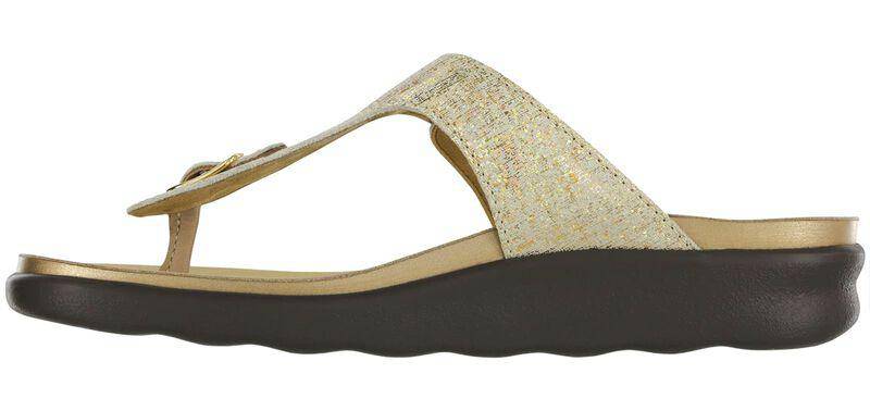 SAS Women's Sanibel Shiny Gold Sandal - Image 2