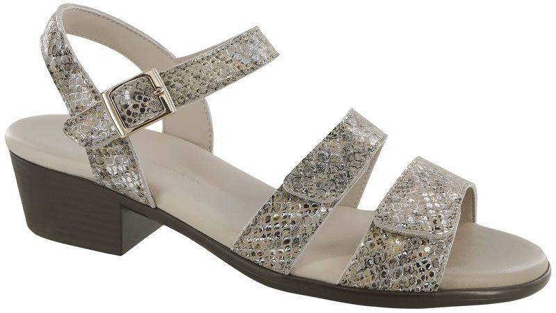 SAS Women's Savanna Multisnake Gold Sandal