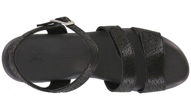 SAS Women's Savanna Web Black Sandal - Image 3