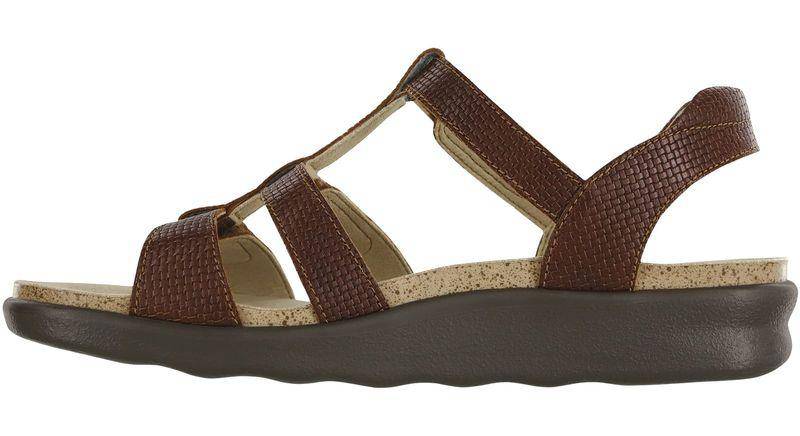 SAS Women's Sorrento Woven Brandy Sandal - Image 2