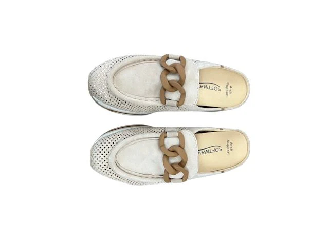 Softwaves Carlisa Loafers Cream Cognac - Image 4
