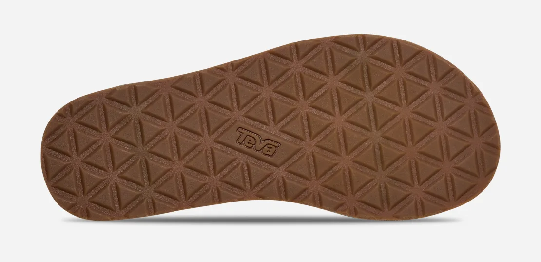 Teva Women's Original Universal Slim Leather Black Tan - Image 6
