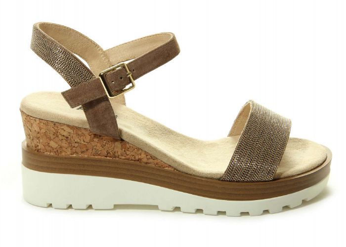 Vaneli Women's Cedra Military Suede w/Gold Chain - Image 2