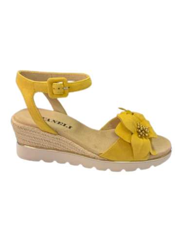 Vaneli Women's Crown Yellow Suede