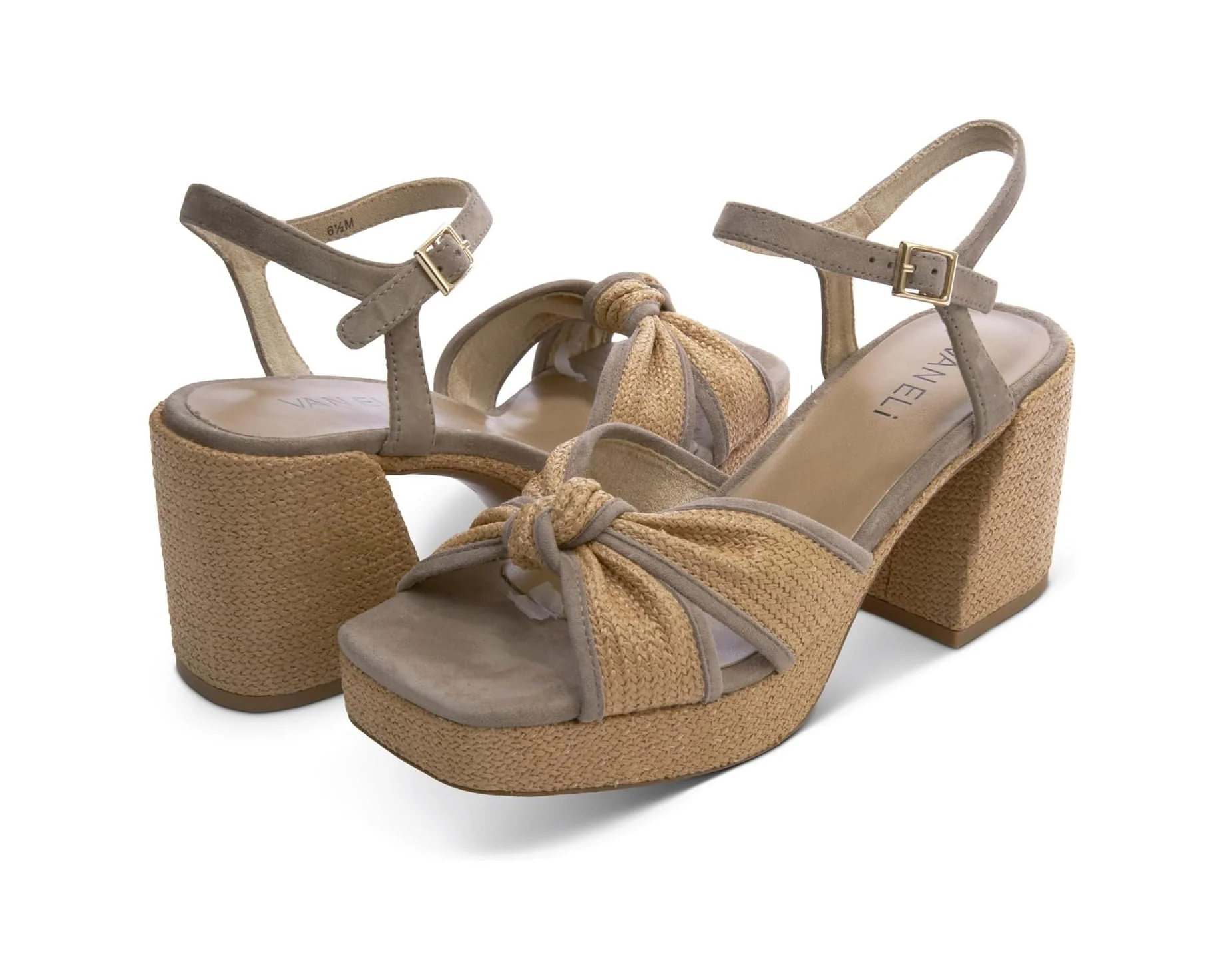 Vaneli Women's Mina Military Suede Natural - Image 2