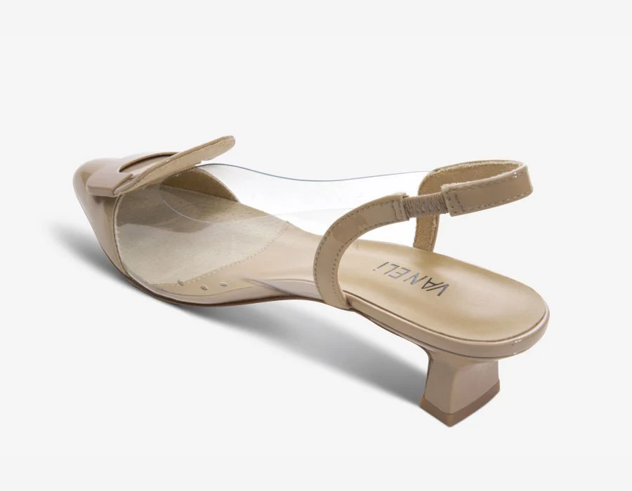 Vaneli Women's Tamira Light Taupe Patent - Image 4