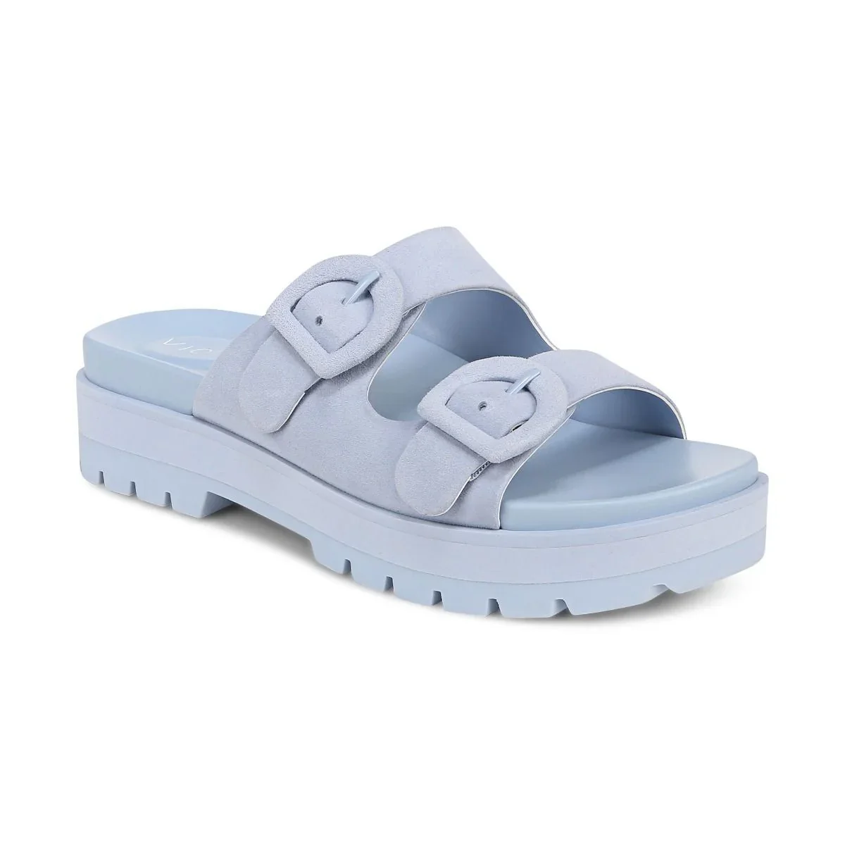 Vionic Women’s Capital Lug Platform Sandal Skyway Suede