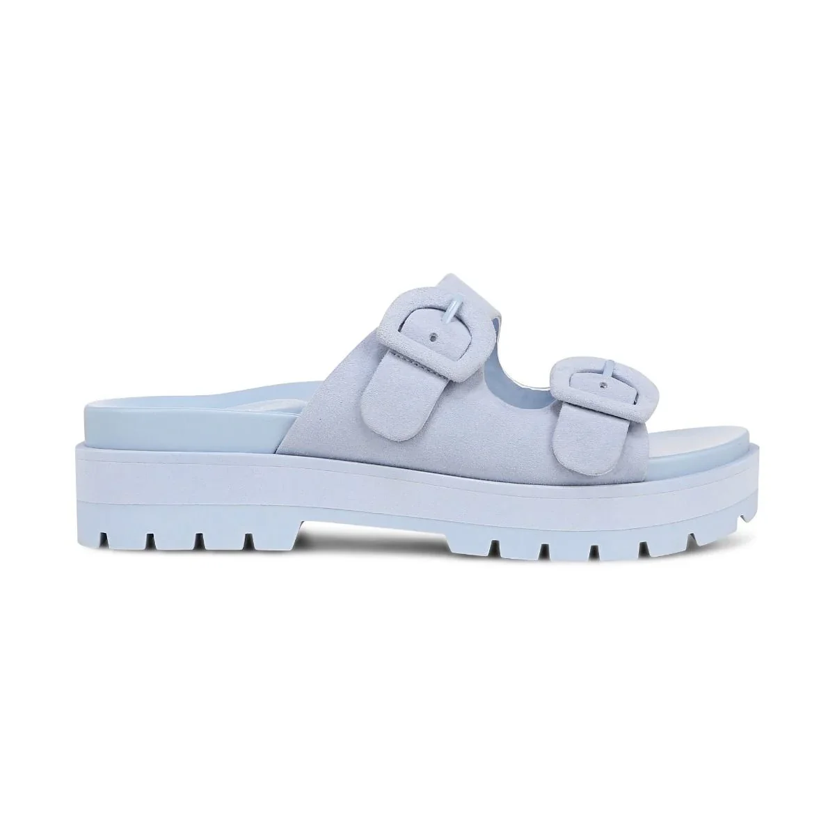Vionic Women’s Capital Lug Platform Sandal Skyway Suede - Image 4