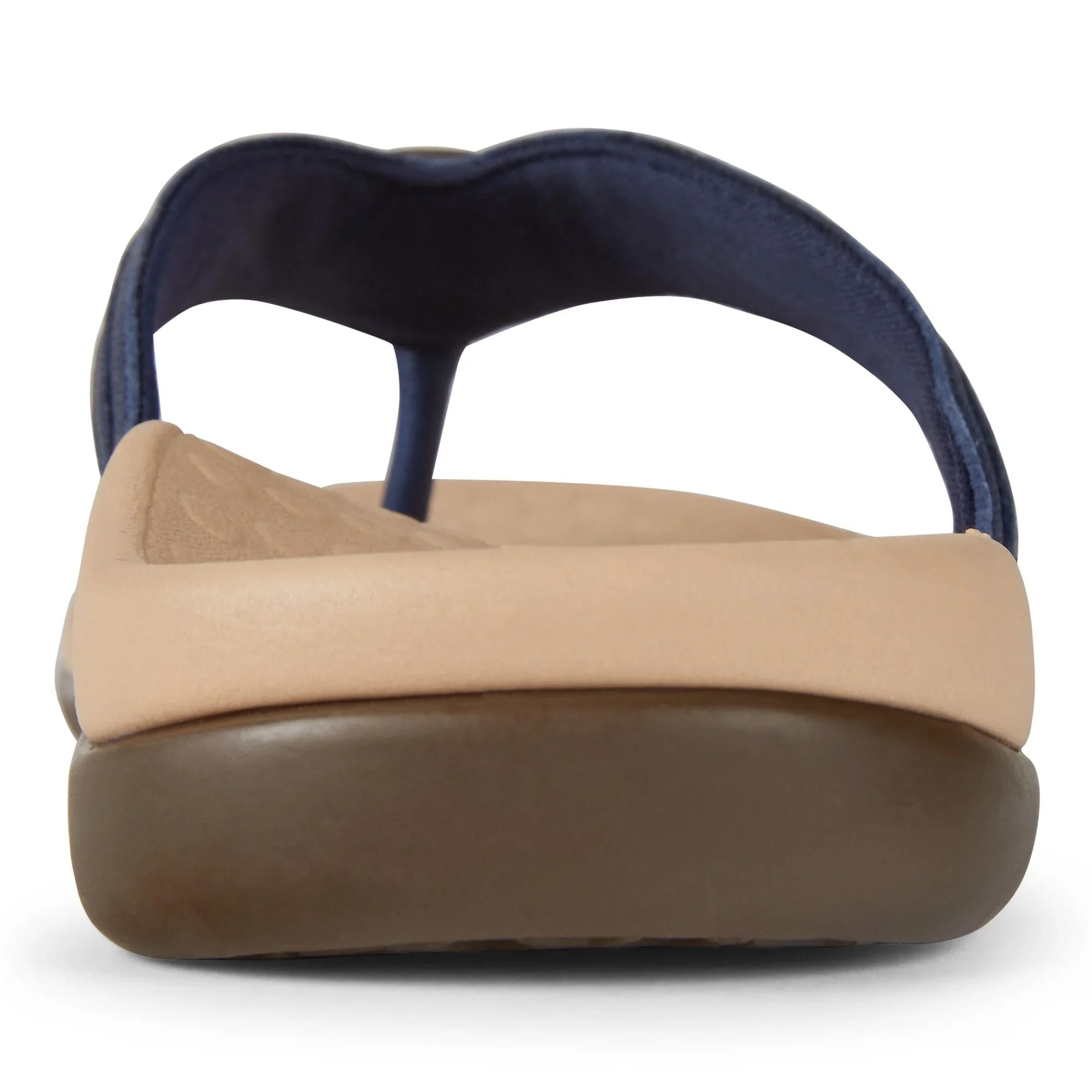 Vionic Women’s Aloe Navy Leather Sandal - Image 5