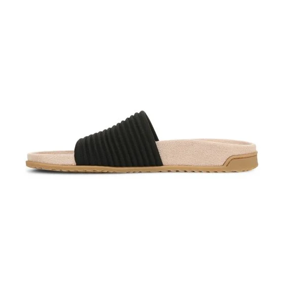 Vionic Women's Evie Knit Slide Sandal Black - Image 2