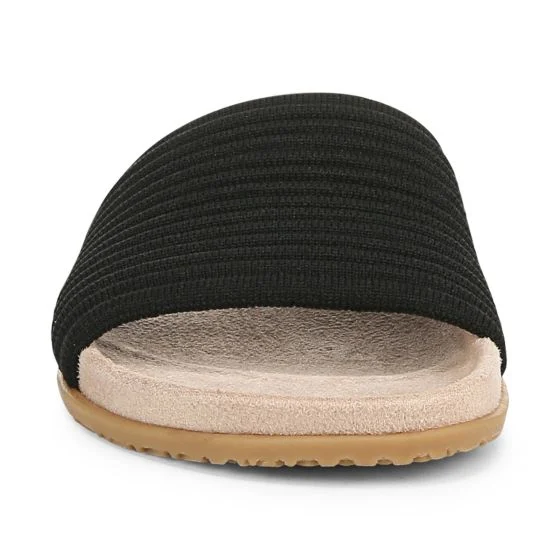 Vionic Women's Evie Knit Slide Sandal Black - Image 6