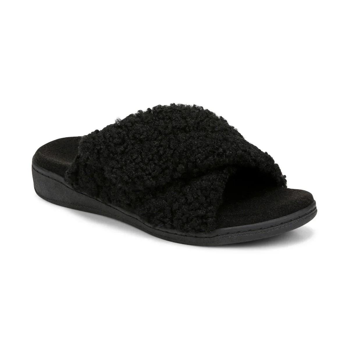 Vionic Women's Relax II Black Shearling
