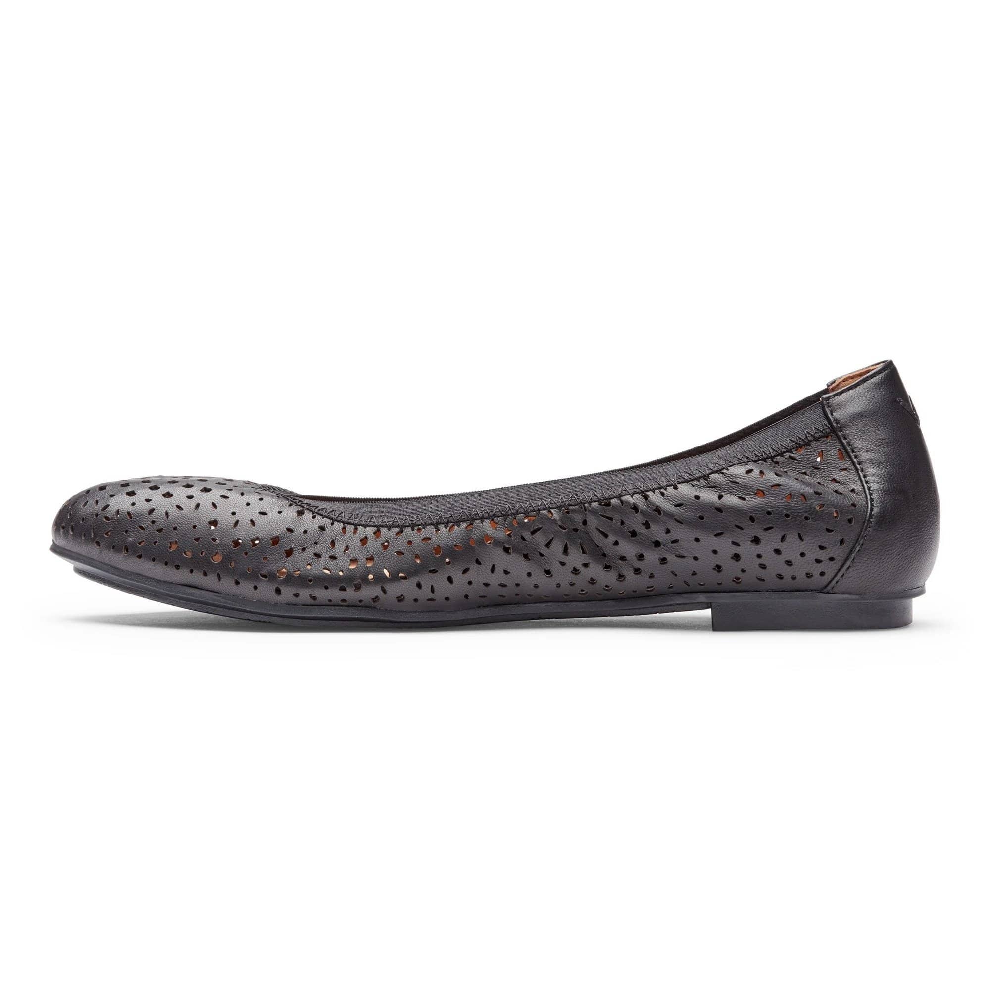Vionic Women's Spark Robyn Perf NPA Black Flat - Image 3