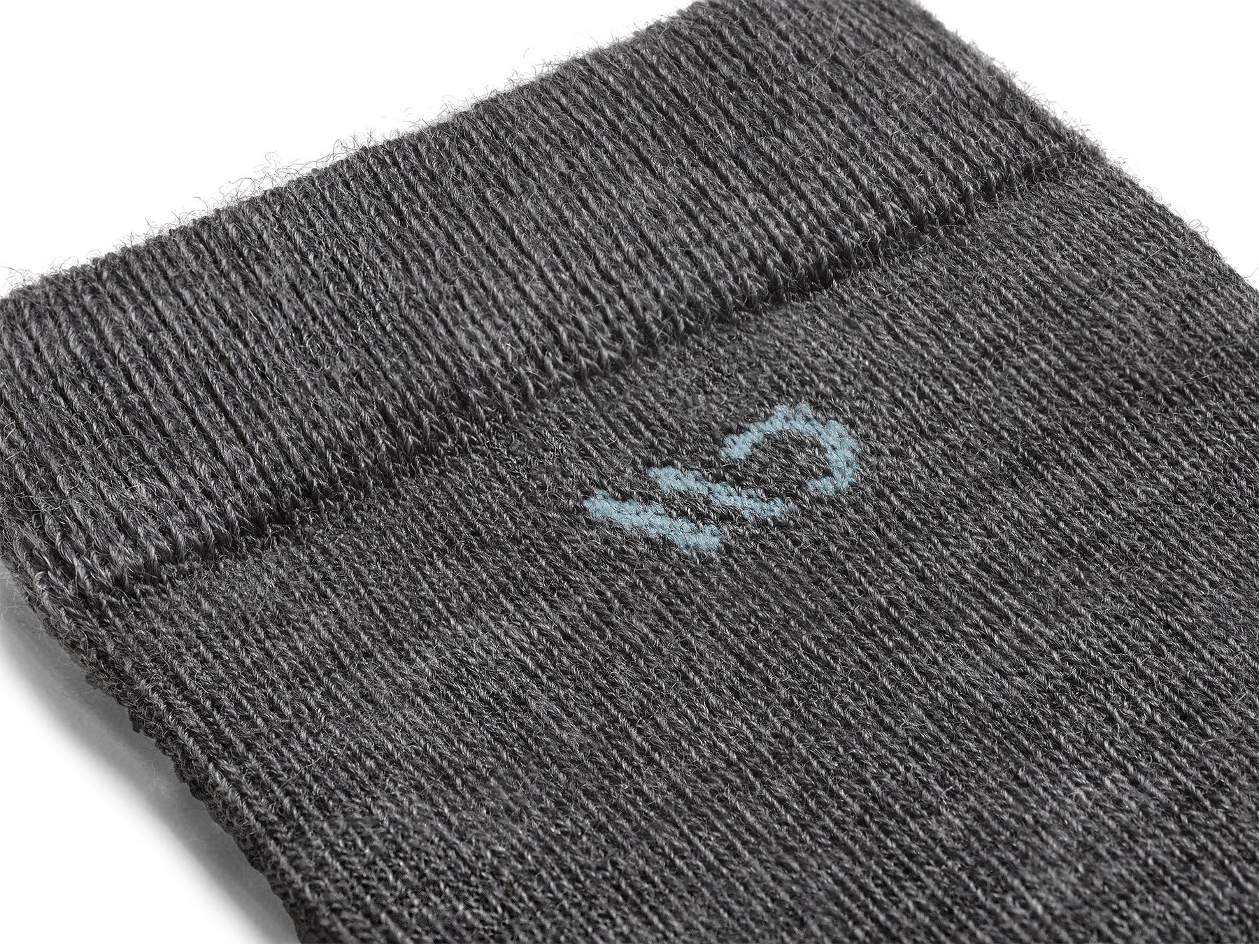 Wide Open Women's Solid Cushioned Crew Socks Gray 9504 - Image 2